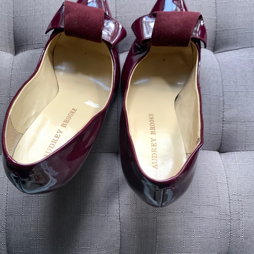 Burgundy Audrey Brooke shoes
